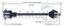 Picture of Audi A4 Right Front CV Shaft 02 Only 8E0407452FX