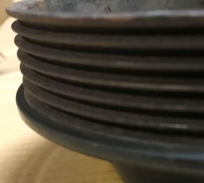 Picture of Mercedes 500sl power steering pump pulley 1294600179